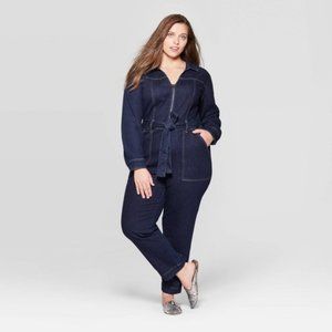 COPY - LONG SLEEVE DENIM JUMPSUIT
